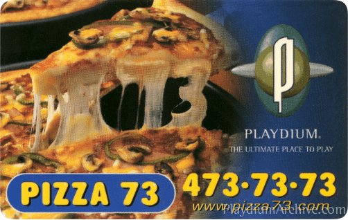 Promo - Pizza 73 Card